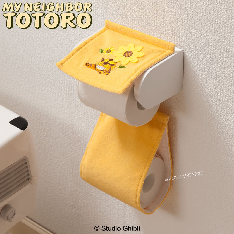 となりのトトロ 花のバス停 ペーパーホルダーカバーN イエロー