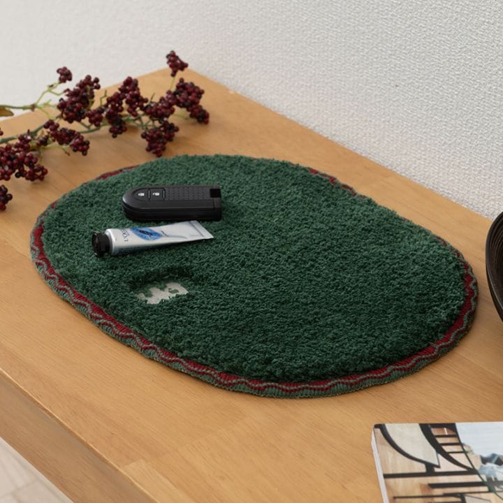 SDS Pce(ピース)ミニマット 約23×30cm アジアゾウ/コアラ/トナカイ/ジャイアントパンダ/ホッキョクグマ