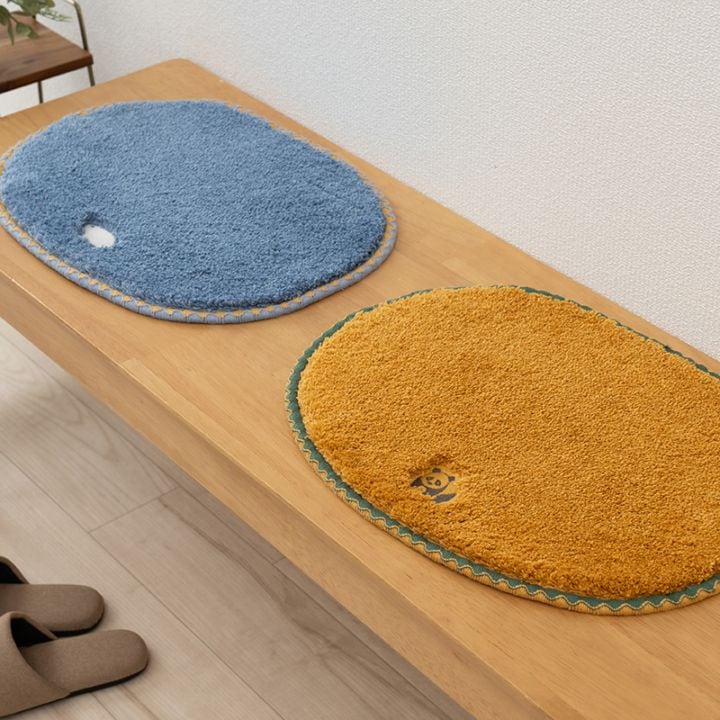 SDS Pce(ピース)ミニマット 約30×40cm アジアゾウ/コアラ/トナカイ/ジャイアントパンダ/ホッキョクグマ