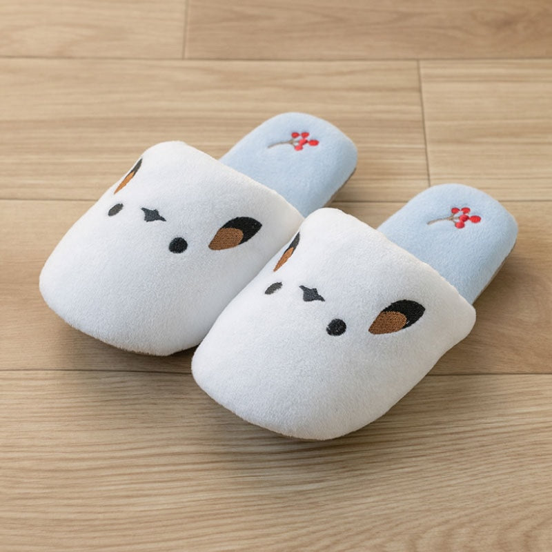 SDS チビシマエナガちゃん 子供用スリッパ 約16〜18cm ブルー