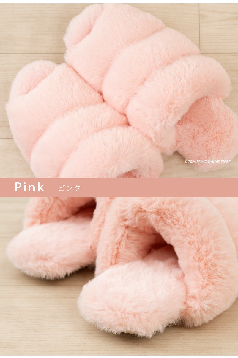 SDS Boappa(ボアッパ) オープントゥスリッパ 適応サイズ:(L)約23〜25cm ベージュ/ブラウン/グレー/ピンク