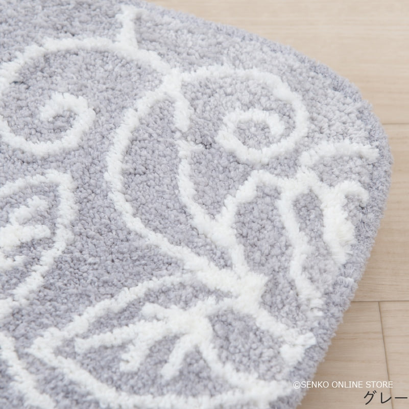 クリアローズ2 トイレ兼用フタカバー(普通便座&温水洗浄・暖房便座兼用) ライトブルー/ライトピンク/ホワイト/ブルー/ピンク/グレー