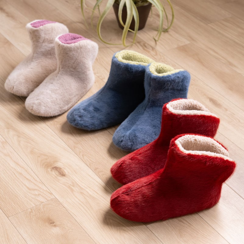 ★シビラ アバホ スリッパ 約22〜24cm ブルー/ベージュ/レッド