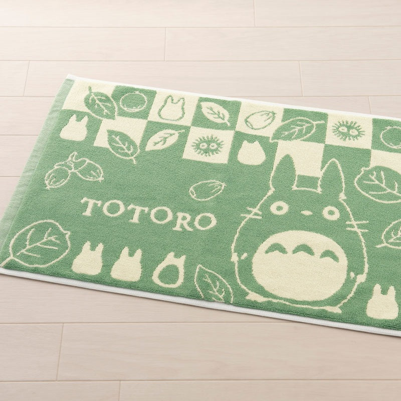 となりのトトロ おだやかトトロ ギフト箱入りバスマット 約40×60cm グリーン
