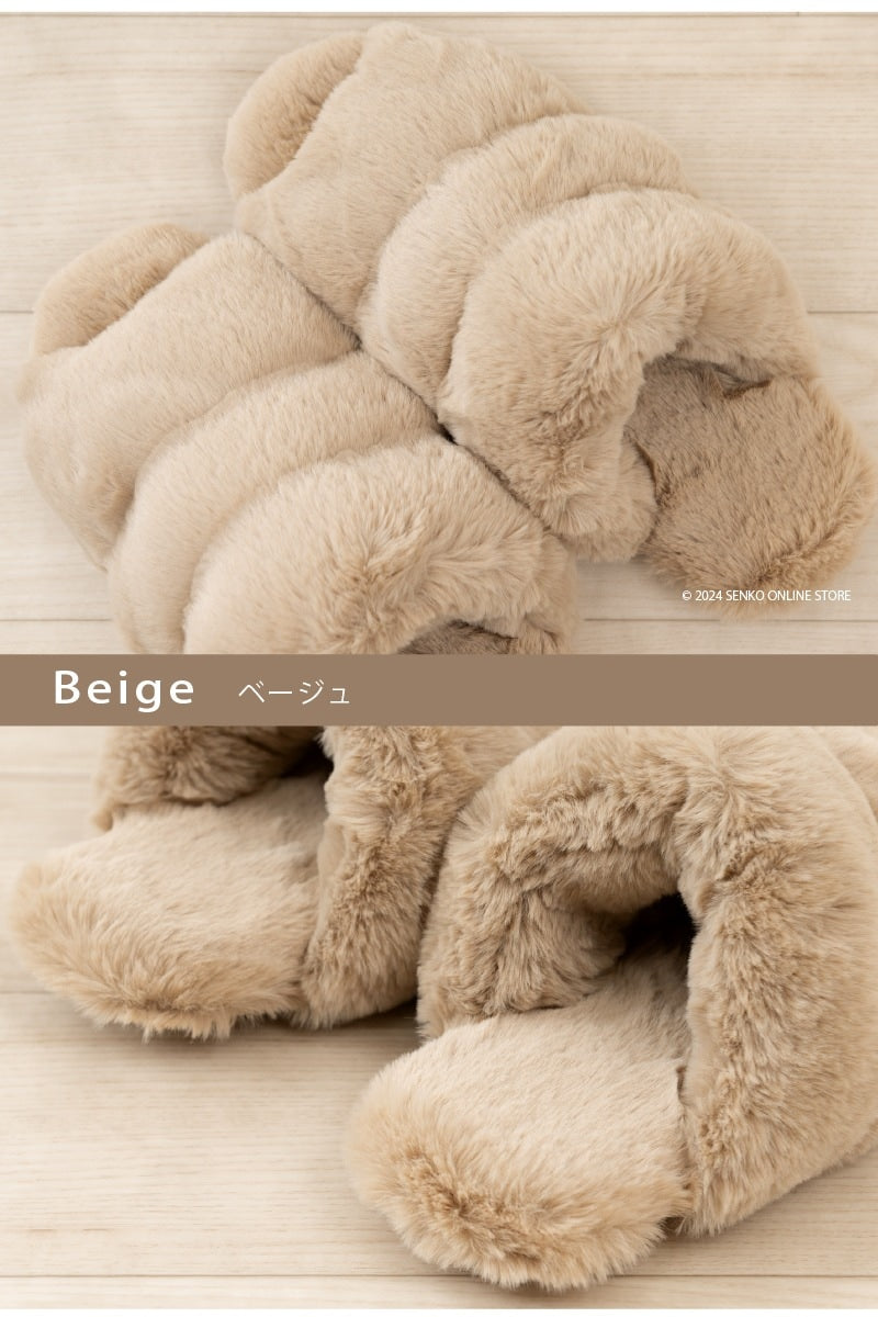 SDS Boappa(ボアッパ) オープントゥスリッパ 適応サイズ:(M)約21〜23cm ベージュ/ブラウン/グレー/ピンク