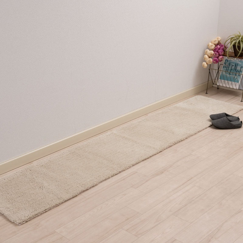 SDS 実はすごいキッチンマット 約50×240cm ホワイト/ベージュ/グリーン/ブルー/ピンク