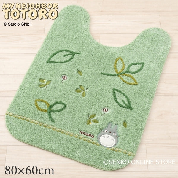 となりのトトロ もりのかぜ ロングトイレマット 約80×60cm グリーン