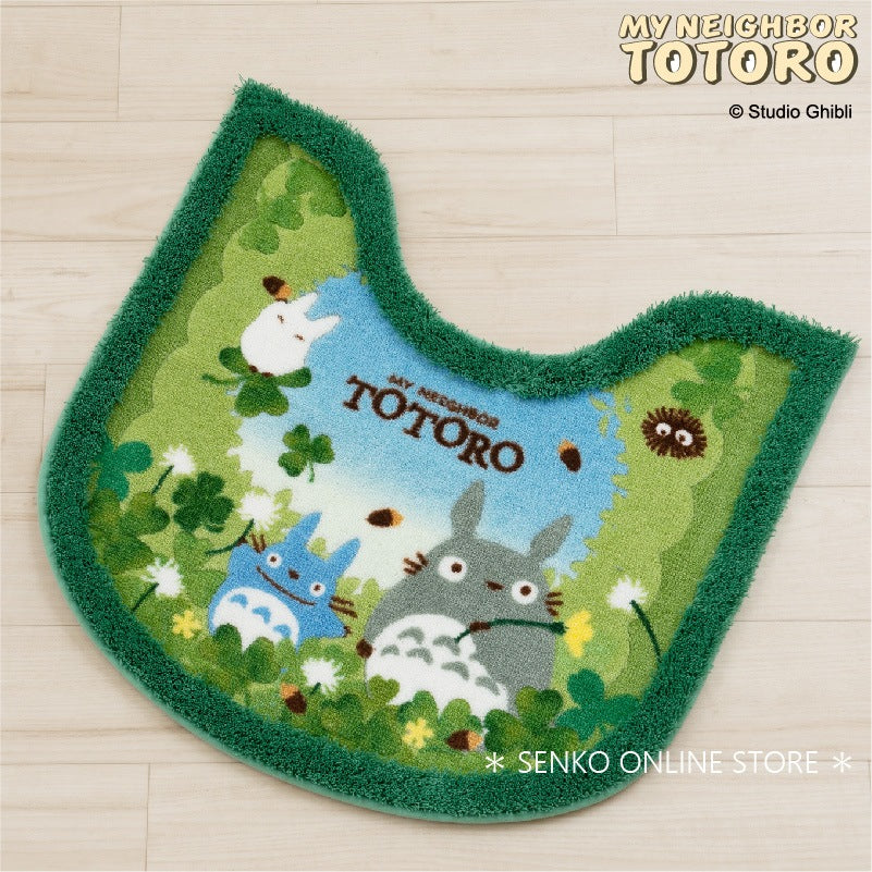 【トイレマット ジブリ キャラクター 】約58×60cm グリーン となりのトトロ あおぞらどんぐり