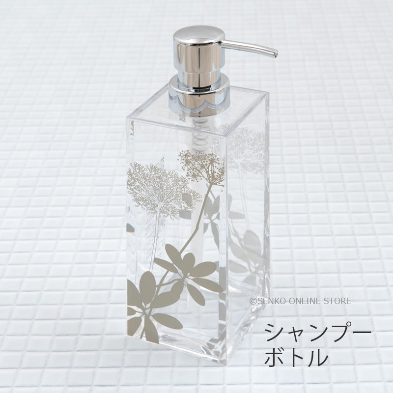 サリナ シャンプーボトル 容量：約420ml クリア