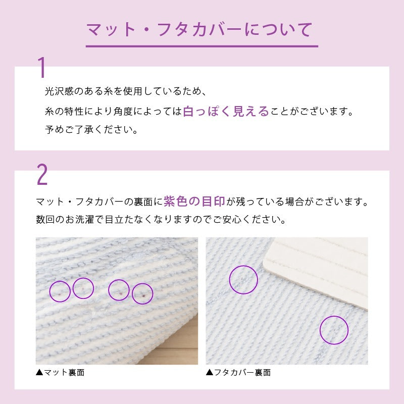 ニーナス・メゾン ロマンスシェル トイレ4点セット（ロングトイレマット+兼用フタカバー+スリッパ+ペーパーホルダーカバー） ブルー/アイボリー