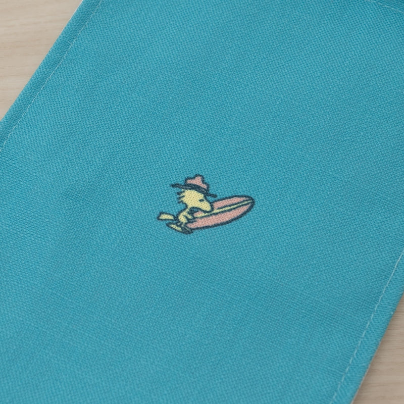 PEANUTS サーフ ペーパーホルダーカバー  ベージュ/ターコイズブルー