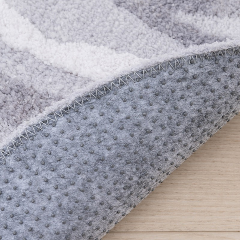 SDS 和にゃんこ サバ ロングトイレマット 約80×60cm グレー