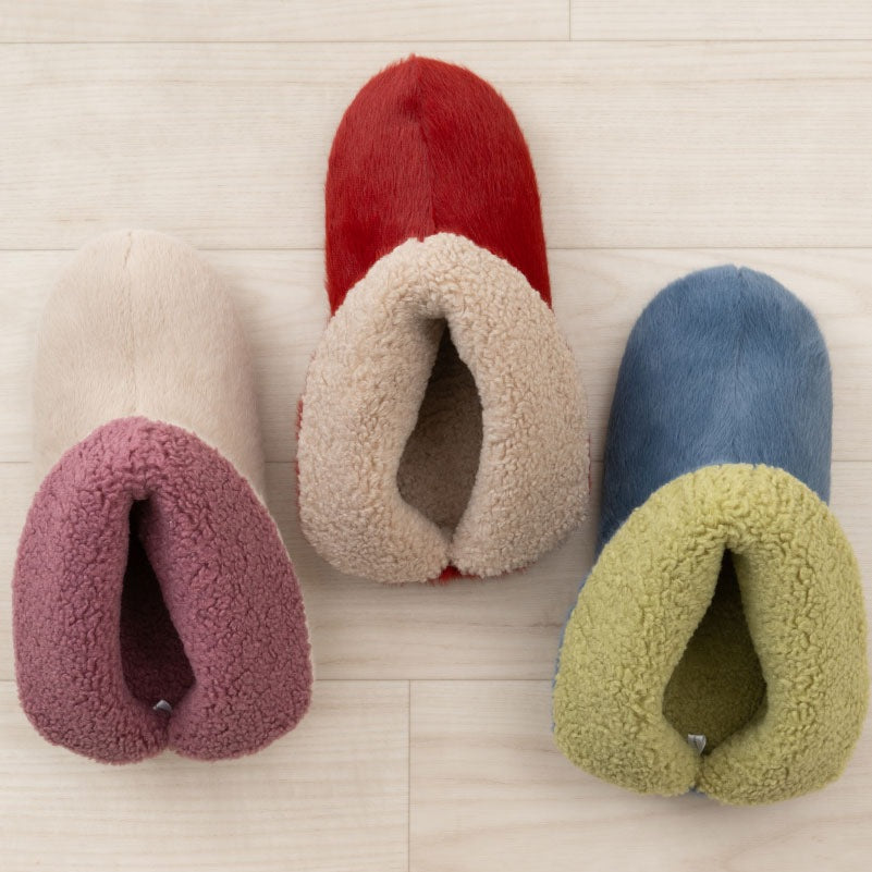 ★シビラ アバホ スリッパ 約22〜24cm ブルー/ベージュ/レッド