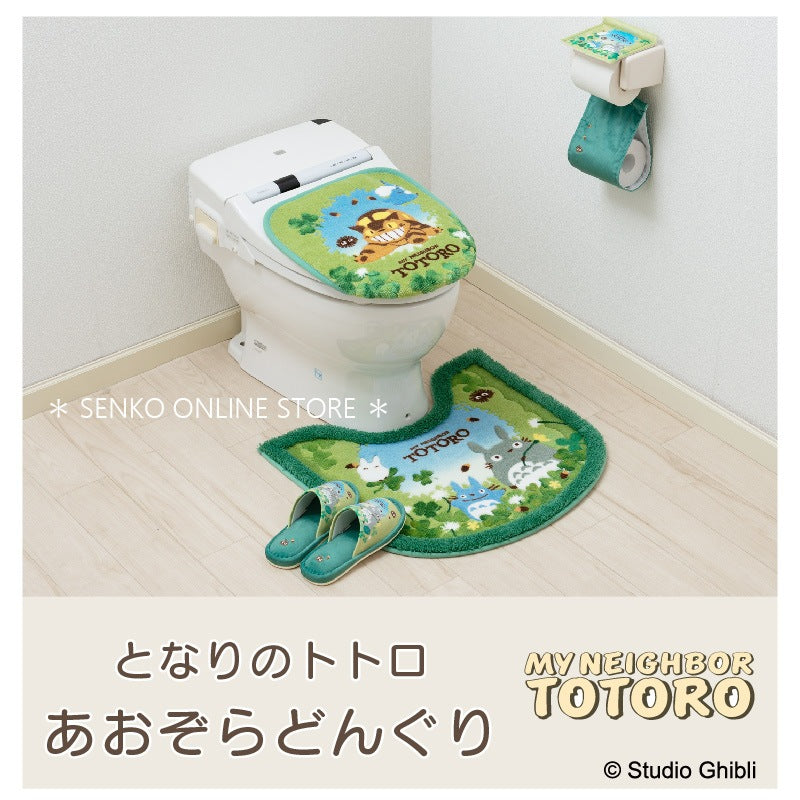 【トイレマット ジブリ キャラクター 】約58×60cm グリーン となりのトトロ あおぞらどんぐり