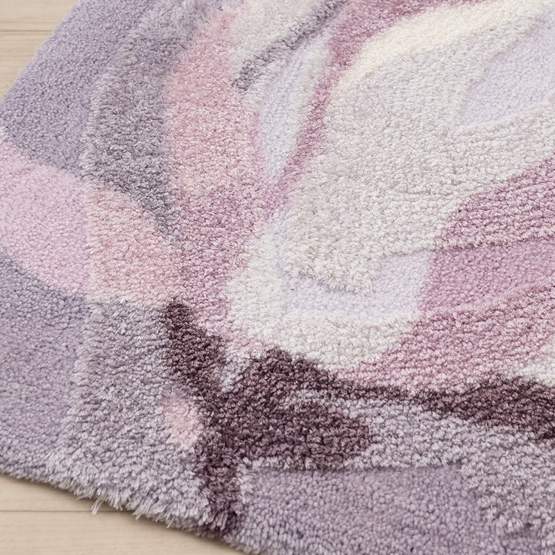 M+home マグノーリア トイレマット 約70×70cm ピンク