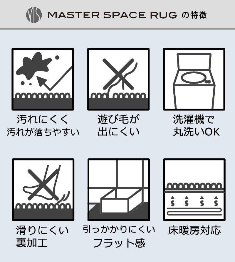 【ラグマット インテリアマット 玄関マット モダン シック 上品 高級感 シンプル】約50×75cm モカ SDS/マスタースペースラグ KINETIC キネティック