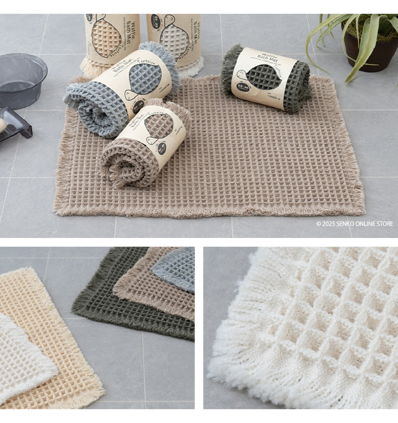 SDS トータス2 バスマット 約45×60cm ベージュ/グレー/アイボリー/カーキ/イエロー