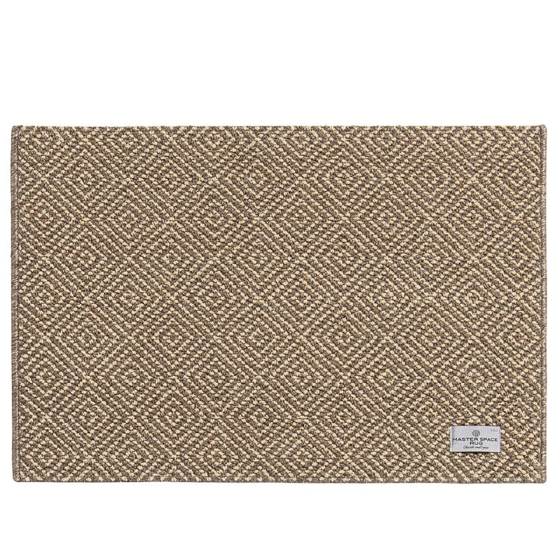 【ラグマット インテリアマット 玄関マット モダン シック 上品 高級感 シンプル】約50×75cm モカ SDS/マスタースペースラグ FORUM フォーラム