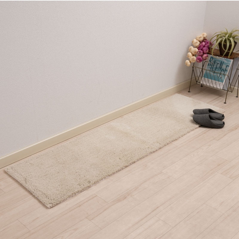 SDS 実はすごいキッチンマット 約50×180cm ホワイト/ベージュ/グリーン/ブルー/ピンク