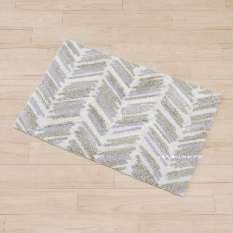 M+home カランロート インテリアマット 約60×90cm ベージュ